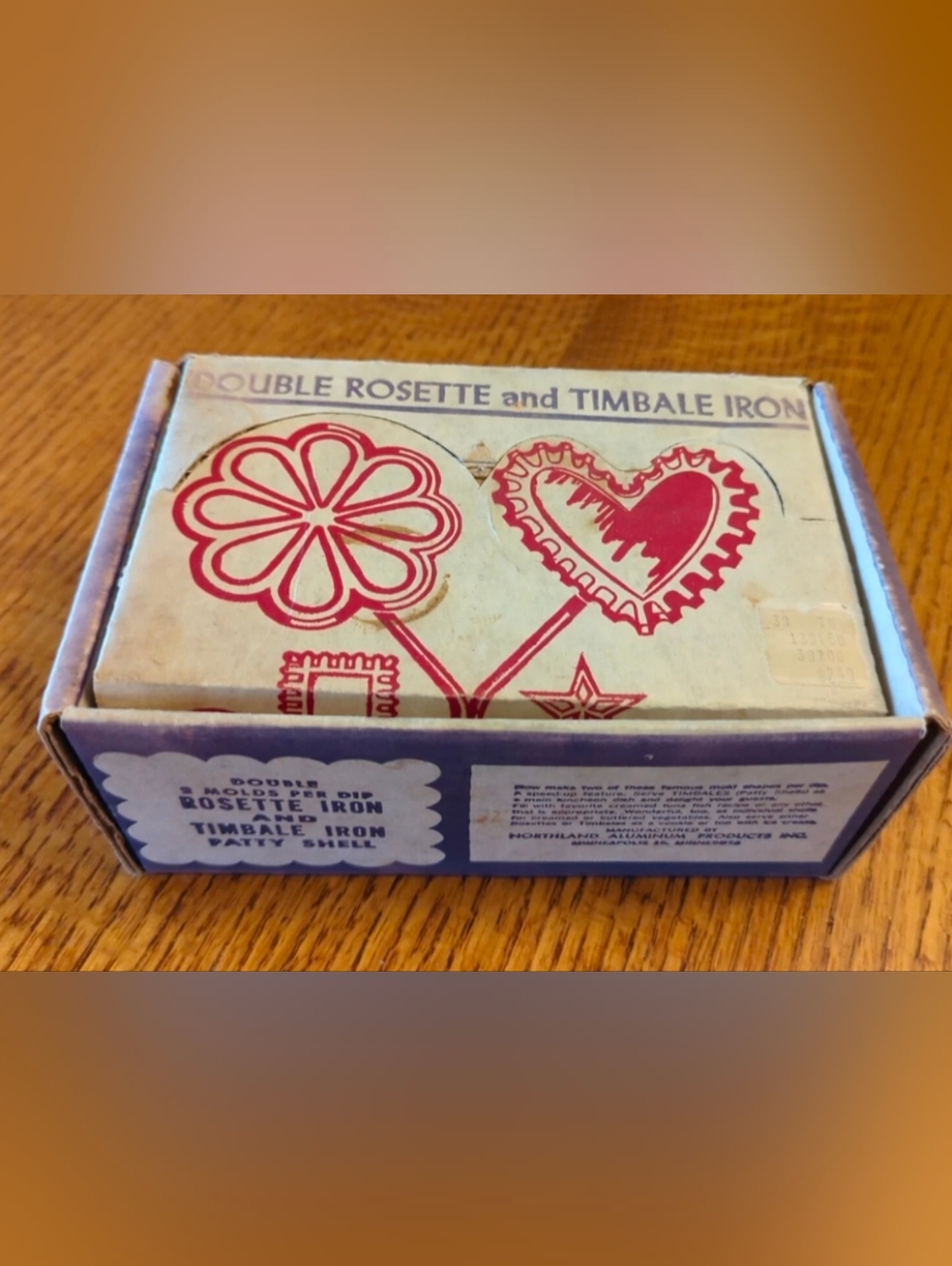 Vintage Double Rosette Iron And Timbale Iron Patty Shell Molds Nordic Ware - Picture 5 of 7